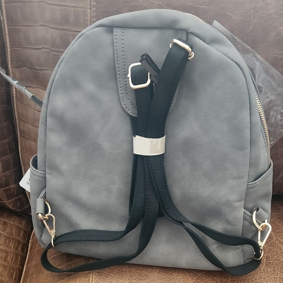 Violet Kay Gray Backpack with Structured Design - Picture 6 of 7